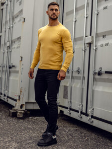 Men's Sweater Mustard Bolf MMB602A