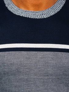 Men's Sweater Navy Blue Bolf 6300