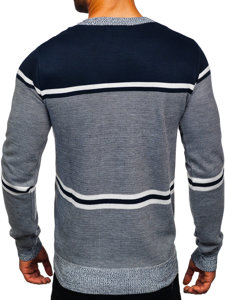 Men's Sweater Navy Blue Bolf 6300