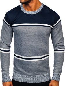 Men's Sweater Navy Blue Bolf 6300