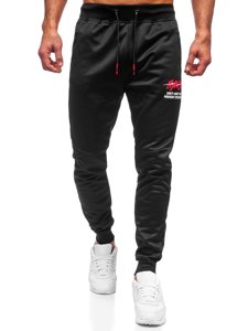 Men's Sweatpants Black-Red Bolf K50005