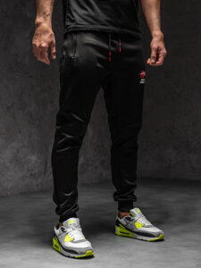 Men's Sweatpants Black-Red Bolf K50005A1