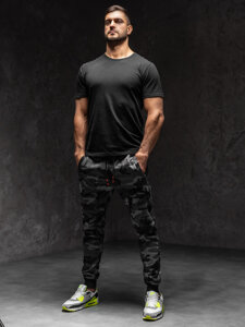 Men's Sweatpants Camo-Graphite Bolf KZ15A1