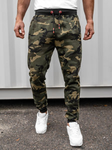 Men's Sweatpants Camo-Khaki Bolf KZ15A