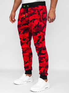 Men's Sweatpants Camo-Red Bolf KZ15B