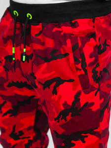 Men's Sweatpants Camo-Red Bolf KZ15B