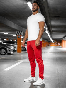 Men's Sweatpants Light Red Bolf XW01