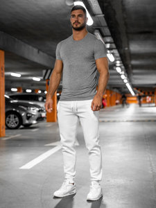 Men's Sweatpants White Bolf XW01