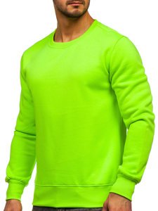 Men's Sweatshirt Green-Neon Bolf 2001