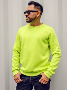 Men's Sweatshirt Green-Neon Bolf 2001A