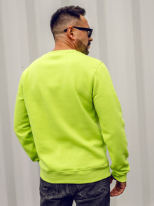 Men's Sweatshirt Green-Neon Bolf 2001A