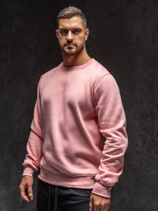 Men's Sweatshirt Light Pink Bolf 2001A1