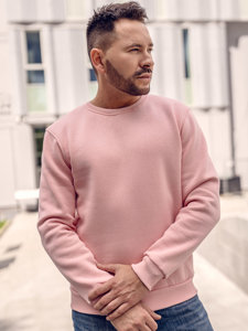 Men's Sweatshirt Light Pink Bolf 2001A2