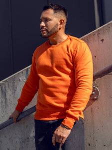 Men's Sweatshirt Orange Bolf 2001A