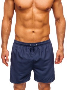 Men's Swimming Shorts Navy Blue Bolf YW07001