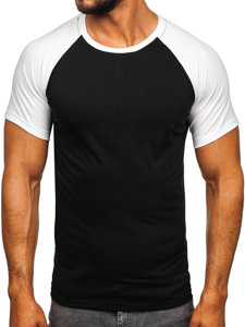 Men's T-shirt Black-White Bolf 8T82