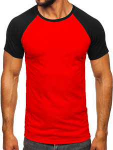 Men's T-shirt Red-Black Bolf 8T82