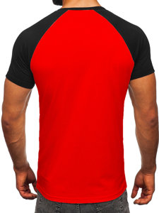 Men's T-shirt Red-Black Bolf 8T82