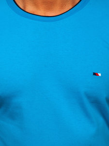 Men's T-shirt Turquoise Bolf 14316