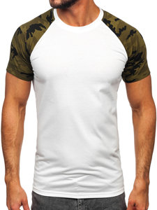 Men's T-shirt White-Camo Bolf 8T82