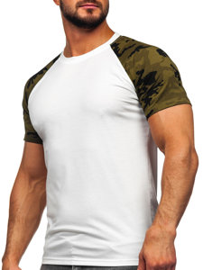 Men's T-shirt White-Camo Bolf 8T82