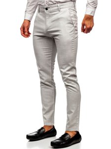 Men's Textile Chino Pants Beige Bolf 0015