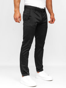 Men's Textile Chino Pants Black Bolf KA9810