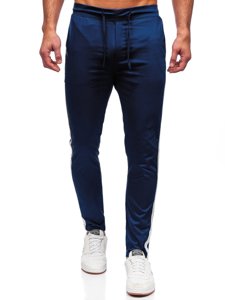 Men's Textile Joggers Navy Blue Bolf 0013