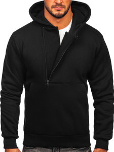 Men's Thick Hoodie Black Bolf 02