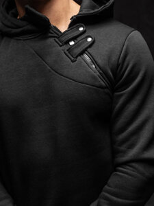 Men's Thick Hoodie Black Bolf 06