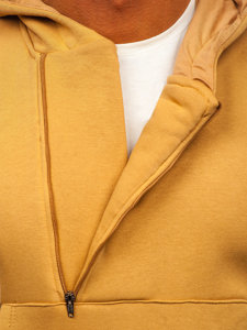 Men's Thick Hoodie Brown Bolf 02