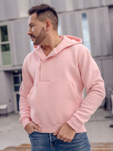 Men's Thick Hoodie Light Pink Bolf 02A