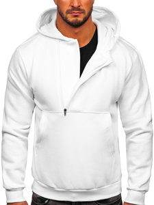 Men's Thick Hoodie White Bolf 02