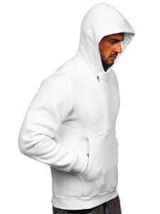 Men's Thick Hoodie White Bolf 02