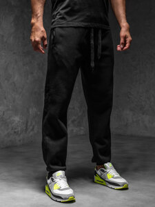 Men’s Thick Jogger Sweatpants Black Bolf MS002A1