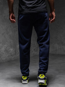 Men’s Thick Jogger Sweatpants Navy Blue Bolf MS002A1