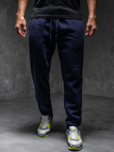 Men’s Thick Jogger Sweatpants Navy Blue Bolf MS002A1