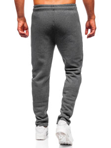 Men’s Thick Sweatpants Anthracite Bolf JX6212