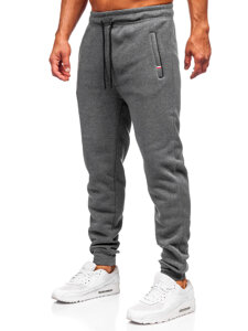 Men’s Thick Sweatpants Anthracite Bolf JX6217