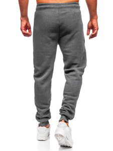 Men’s Thick Sweatpants Anthracite Bolf JX6217