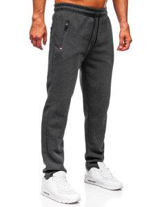 Men’s Thick Sweatpants Anthracite Bolf JX6278