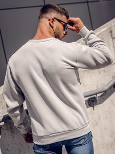 Men's Thick Sweatshirt Grey Bolf 2001A