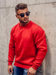 Men's Thick Sweatshirt Red Bolf 2001A