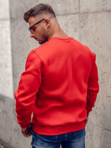 Men's Thick Sweatshirt Red Bolf 2001A