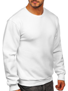 Men's Thick Sweatshirt White Bolf 2001