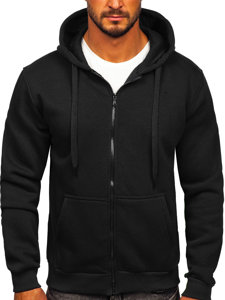 Men's Thick Zip Hoodie Black Bolf 2008