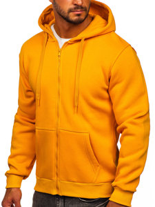 Men's Thick Zip Hoodie Camel Bolf 2008