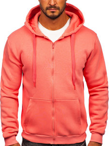 Men's Thick Zip Hoodie Coral Bolf 2008