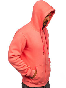 Men's Thick Zip Hoodie Coral Bolf 2008