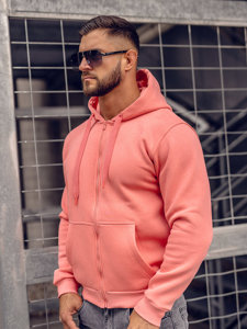 Men's Thick Zip Hoodie Coral Bolf 2008A